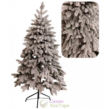 Ель литая "VIP Роял" заснеженная, хвоя "5 веточек"1,5м