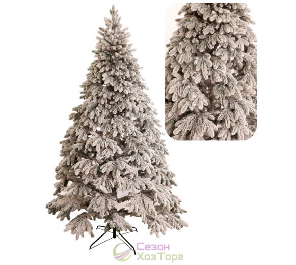 Ялина лита "VIP Роял" засніжена, хвоя "5 гілочок "2,5м