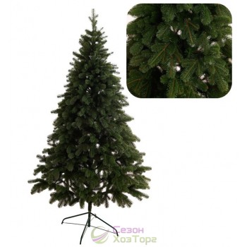 Ель литая "Роял" зеленая, голубая, хвоя "5 веточек" 2,1м