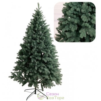 Ель литая "Роял" зеленая, голубая, хвоя "5 веточек" 2,3м