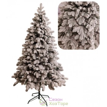 Ель литая "Роял" заснеженная, хвоя "5 веточек"1,8м