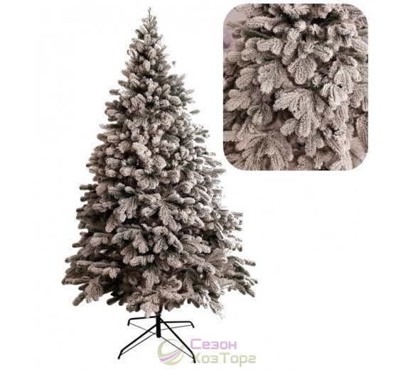 Ялина лита "Роял" засніжена, хвоя "5 гілочок "2,3м