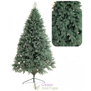 Ель литая "VIP Роял" зеленая, голубая хвоя "5 веточек" 2,5м