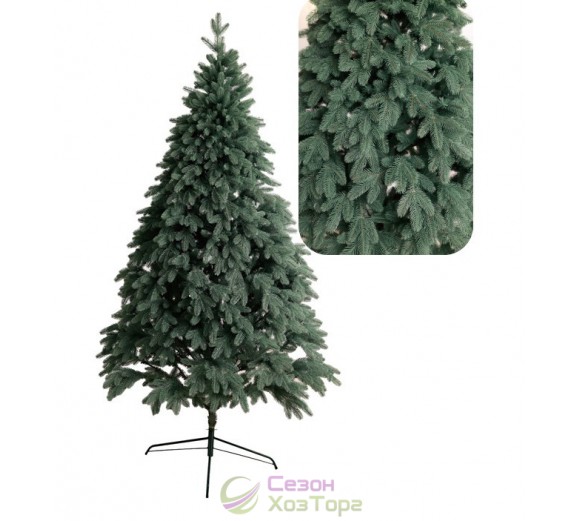 Ялина лита "VIP Роял" зелена, блакитна хвоя "5 гілочок" 2,1м