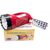 Ліхтар переносний Yajia 2820-1, 1W+15LED (відкидна задня панель)