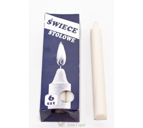 Свічки столові, 50г, 165 мм