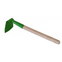 Мотижка посилена трапецієподібна зелена з ручкою (360*100*85мм)