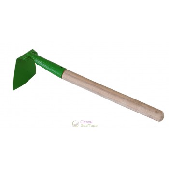 Мотижка посилена трапецієподібна зелена з ручкою (360*100*85мм)