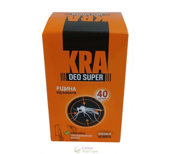 Рідина від комарів для фумігатора KRA на 40 ночей