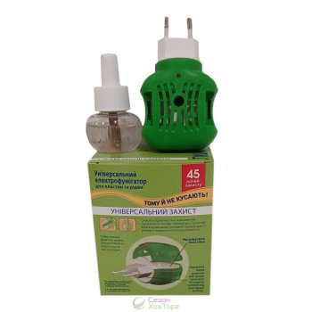Універсальний електрофумігатор+рідина від комарів MOSQUITALL на 45 ночей