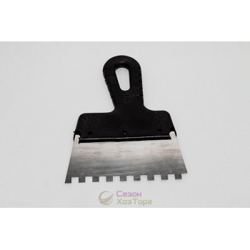 Шпатель із нержавіючої сталі 150 мм, зуб 6*6, 8*8