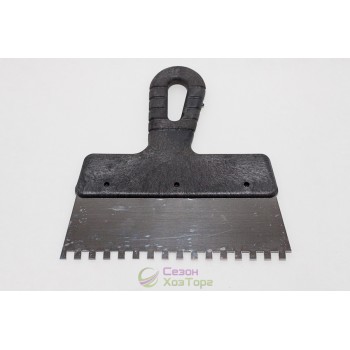 Шпатель із нержавіючої сталі 200 мм, зуб 6*6, 8*8