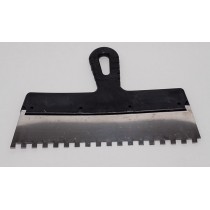 Шпатель із нержавіючої сталі 300 мм, зуб 6*6, 8*8