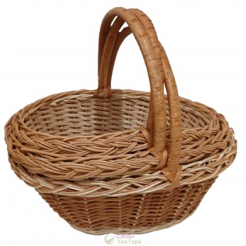 Великодні кошики з лози овальної форми (набір 3шт)