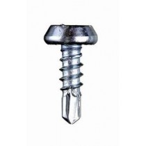 Саморіз "блоха" зі свердлом біла 3,5х11 мм (упаковка 1000 шт)