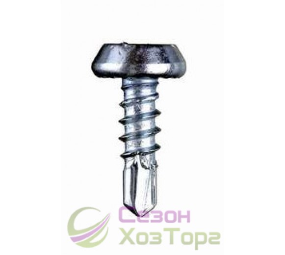 Саморіз "блоха" зі свердлом біла 3,5х11 мм (упаковка 1000 шт)