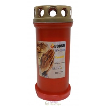 Лампадка масляная на 42 часа "Молитва"