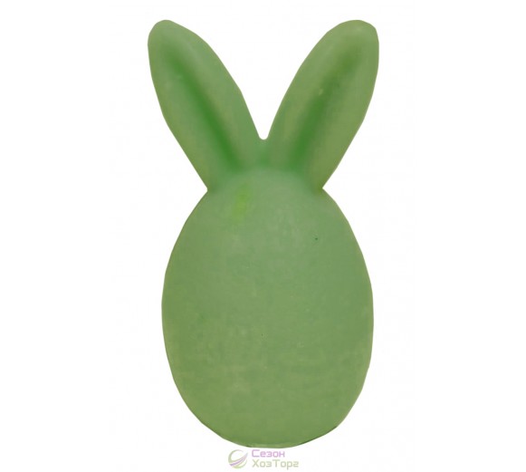 Пасхальная свеча «Зайчик» в форме яйца из парафина