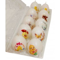 Пасхальная свеча «Яйцо с рисунком»