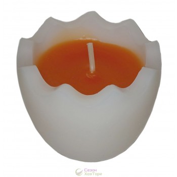 Пасхальная свеча «Яйцо в скорлупе» из парафина