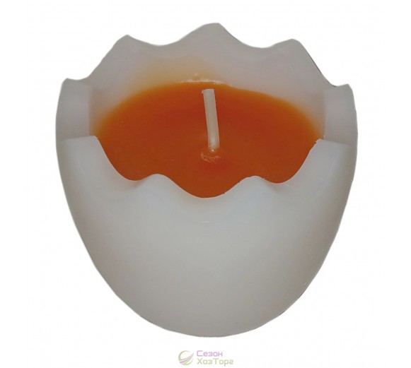 Пасхальная свеча «Яйцо в скорлупе» из парафина