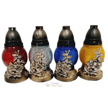 Лампадка стеклянная на 24 часа "Цвет яблони"  