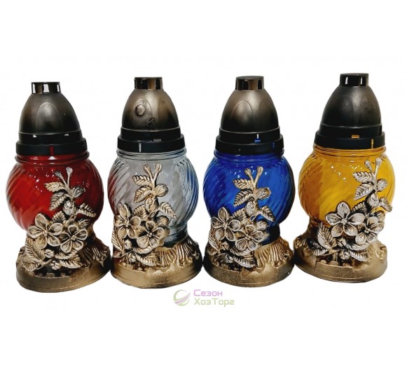 Лампадка стеклянная на 24 часа "Цвет яблони"  