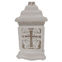 Лампадка Капличка квадратная белая на 36 часов  