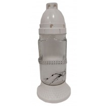 Лампадка стеклянная на 36 часов "Нитка белая"