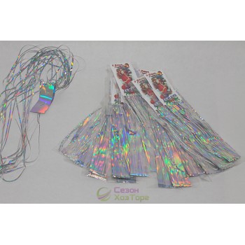 Дощик різаний новорічний (кольоровий, срібний)