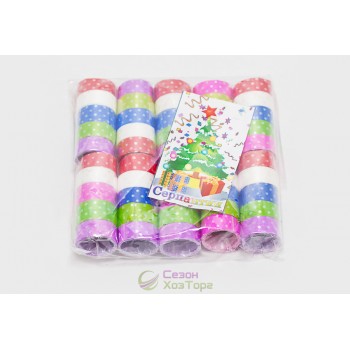 Серпантин новорічний (поліпропілен) в упаковці