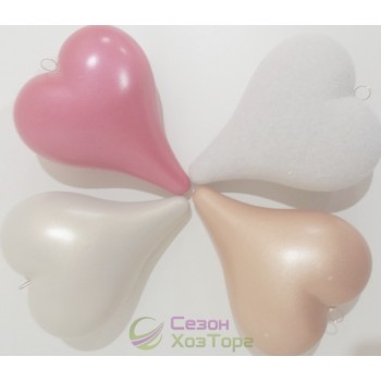 Елочное украшение "Сердце" в ассортименте