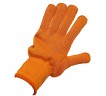 Рукавички робочі з ПВХ візерунком MIR (чорні, помаранчеві)