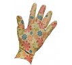 Рукавички «Квітка» трикотажні з одностороннім силіконовим покриттям в асортименті