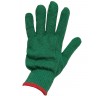 Рукавички робочі з ПВХ крапкою зелені Рукавички робочі з ПВХ крапкою зелені