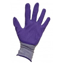Рукавички робочі стрейч-піна фіолетові