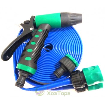 Шланг для поливу 10м/3х-шаровий/розпилювач/2 конектори/упаковка