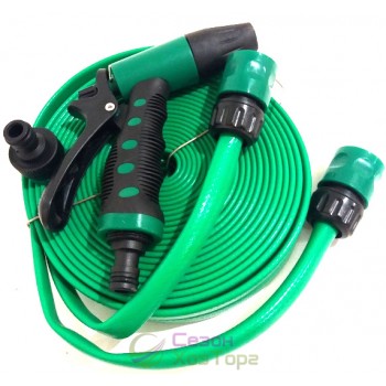 Шланг для поливу 15м/3х-шаровий/розпилювач/2 конектори/упаковка