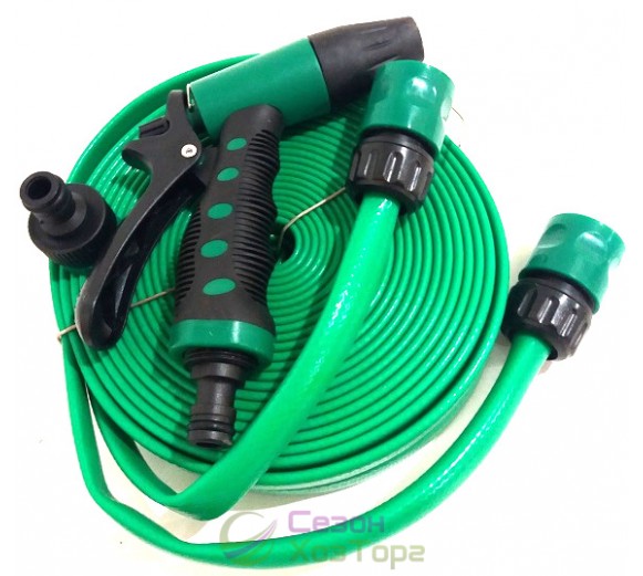 Шланг для поливу 15м/3х-шаровий/розпилювач/2 конектори/упаковка