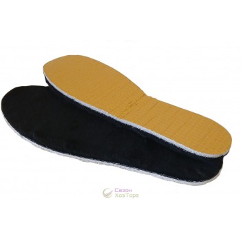 Устілки хутряні на основі ізолону та золотої фольги (обрізні)