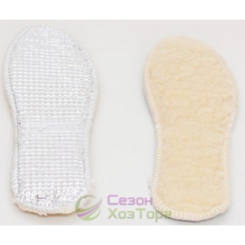 Устілки Термо з овчини на фользі, розміри 36-48