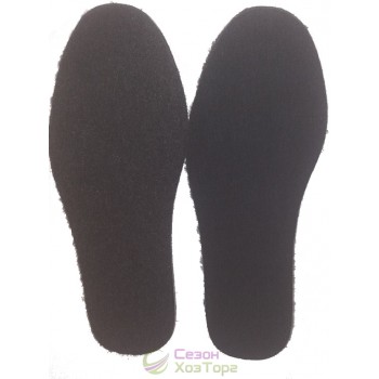 Устілки Хутро на картоні, чорні (розміри 40-44)