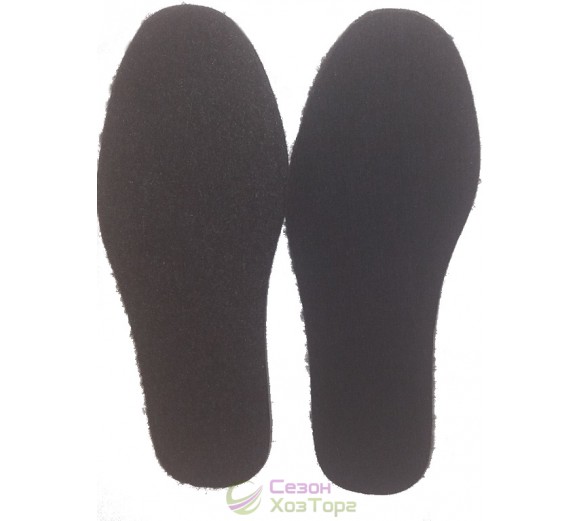 Устілки Хутро на картоні, чорні (розміри 40-44)