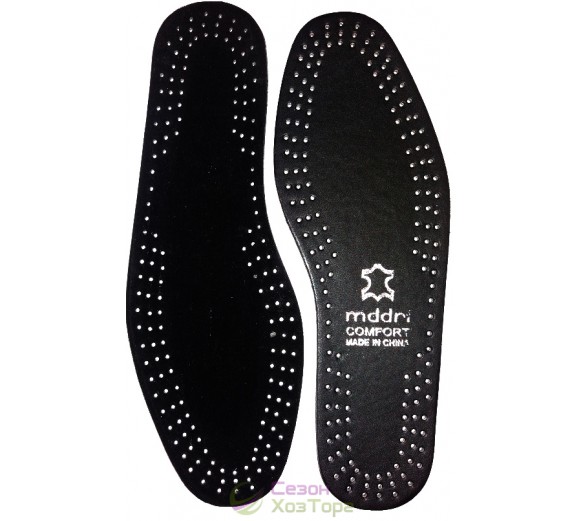 Устілки шкіряні MDDRI COMFORT, р-ри 36-48 (колір асорті)