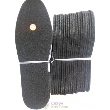 Устілки фетрові чорні, розмір 36,44
