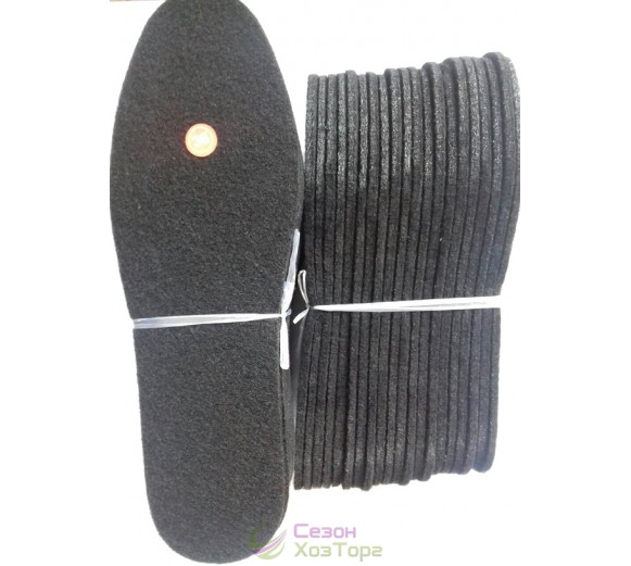 Устілки фетрові чорні, розмір 36,44