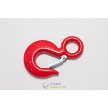 Гак чалочний червоний з фіксатором 1,5т
