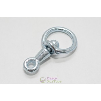 Вертлюг оцинкований, вертушка потужна 4мм