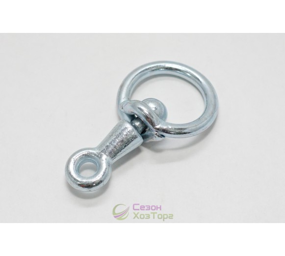 Вертлюг оцинкований, вертушка потужна 7мм