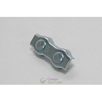 Зажим для троса двойной DUPLEX 2мм